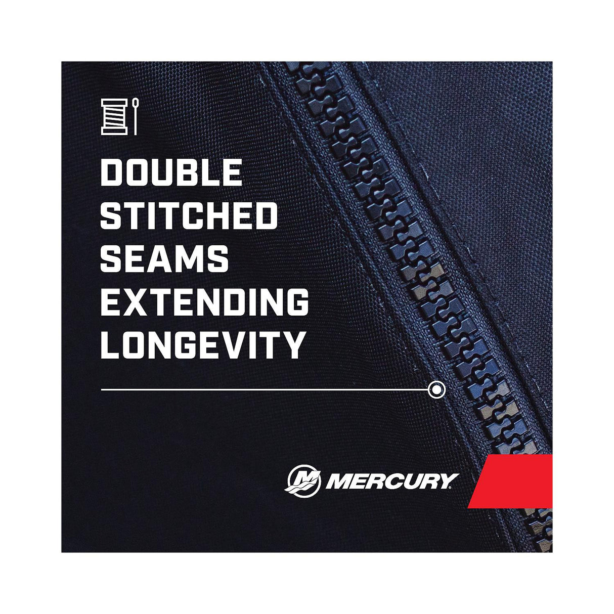 Mercury - Tow N Stow Cover - 200-300HP 4.6L V8 (White) - Serial Number 2B529482 & Above - 8M0228537