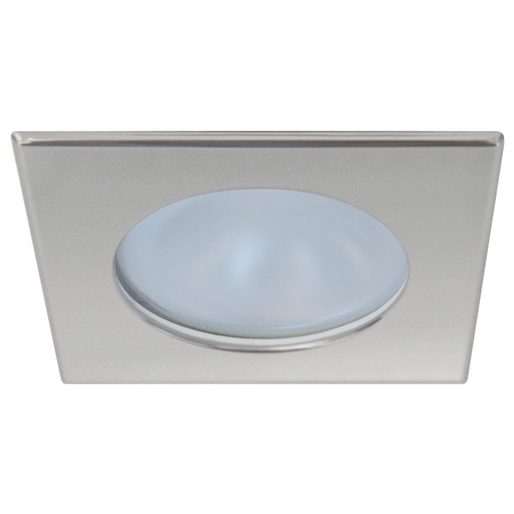 Quick Blake XP Downlight LED - 4W, IP66, Screw Mounted - Square Satin Bezel, Round Warm White Light - FAMP3022S02CA00