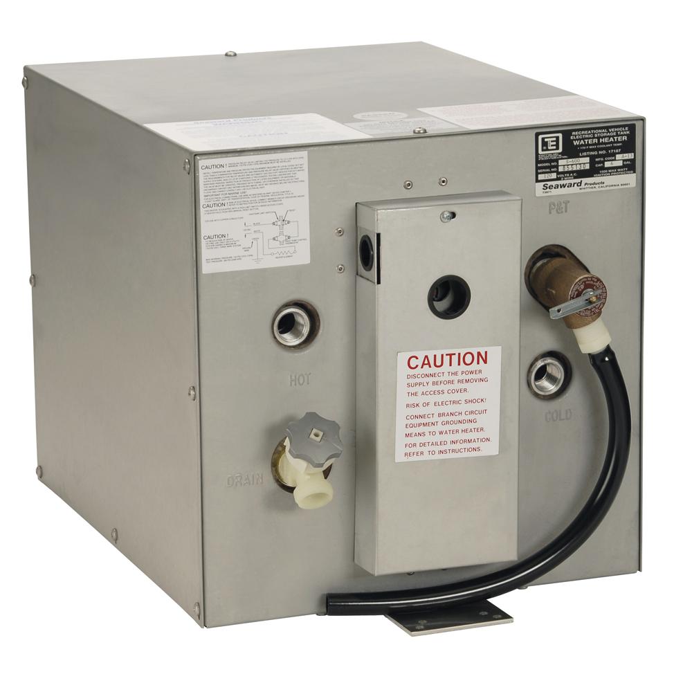 Whale Seaward 6 Gallon Hot Water Heater w/Rear Heat Exchanger - Galvanized Steel - 120V - 1500W - S600