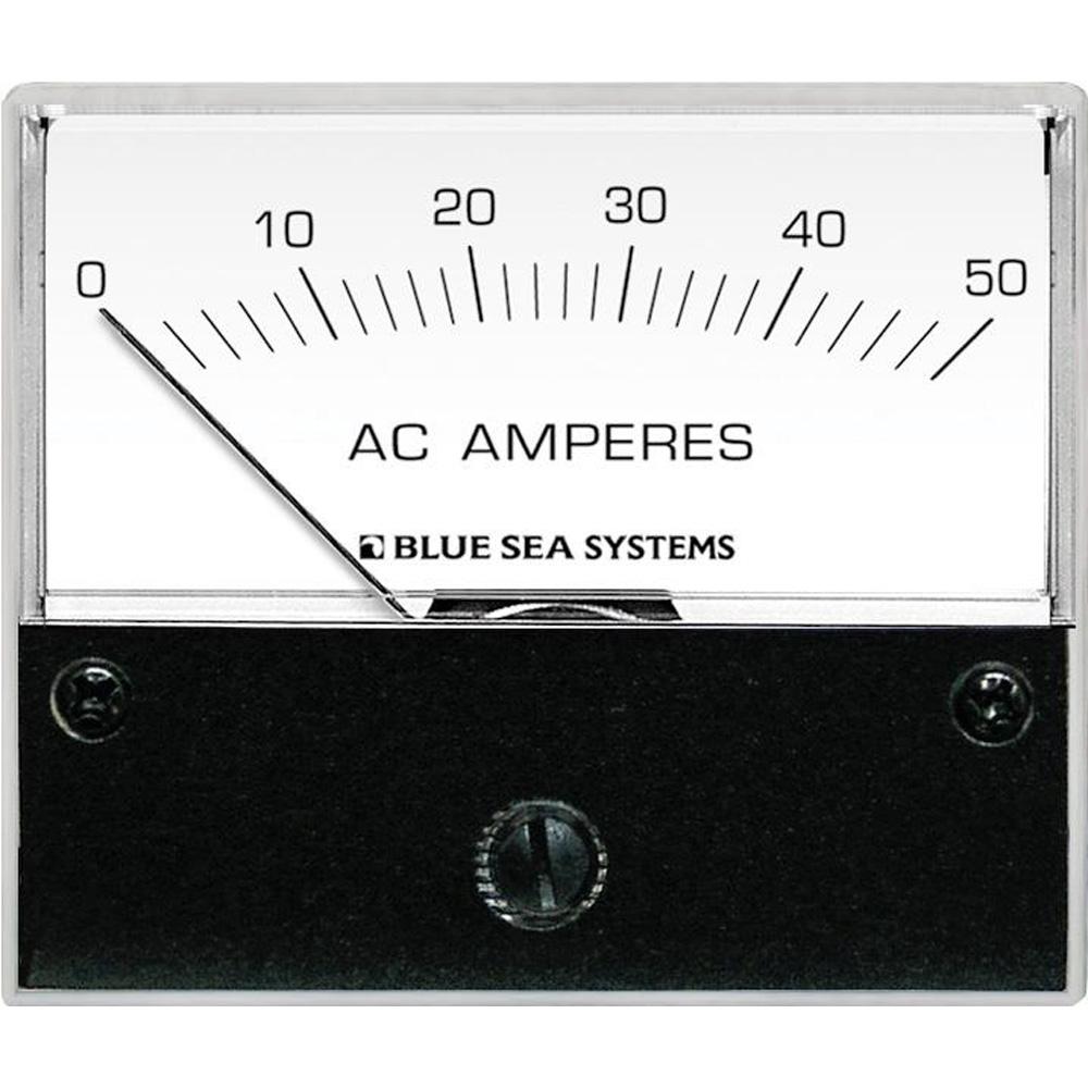 Blue Sea 9630 AC Analog Ammeter 0-50 Amperes AC - 9630