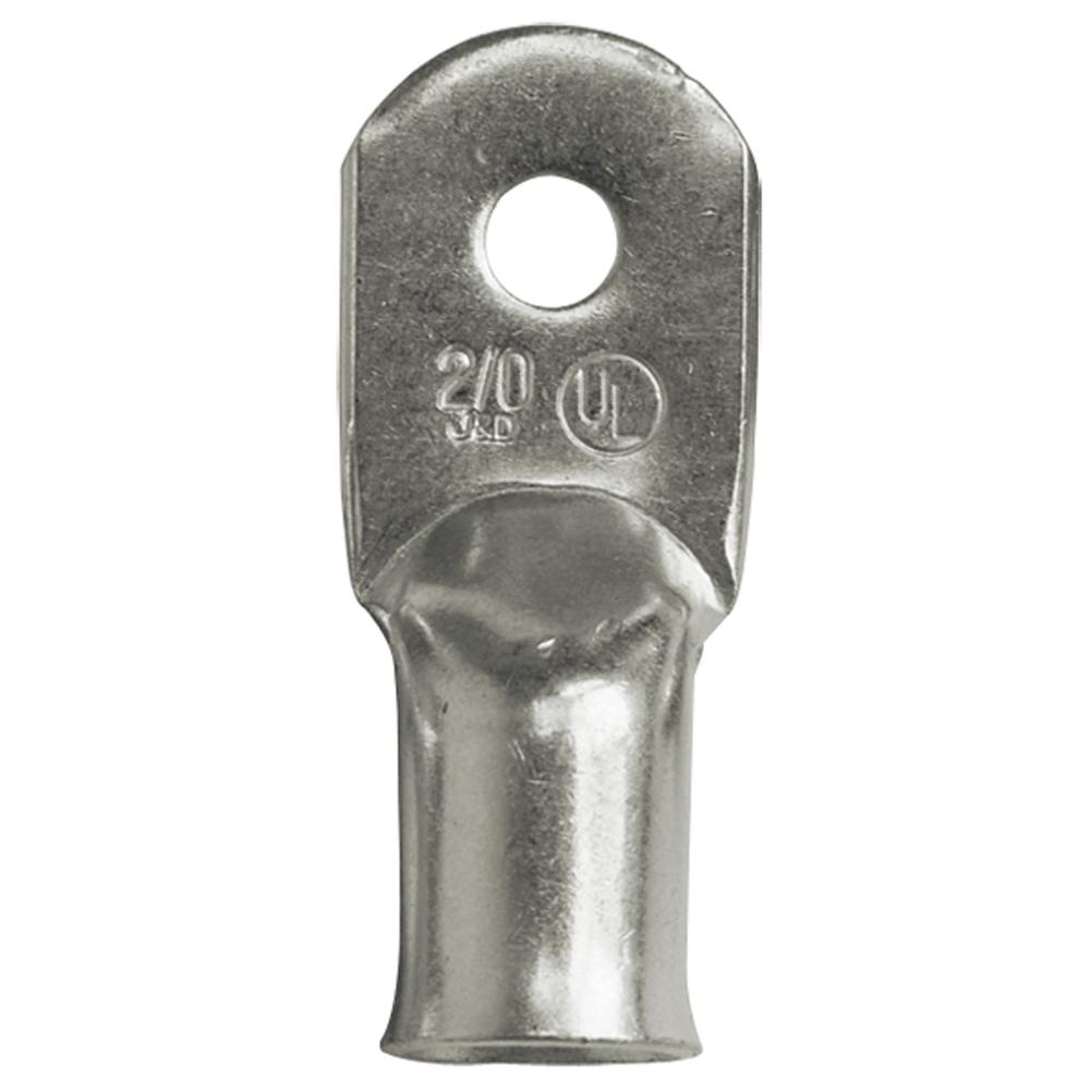 Ancor Heavy Duty 2/0 AWG 1/4" Tinned Lug - 25-Pack - 242294