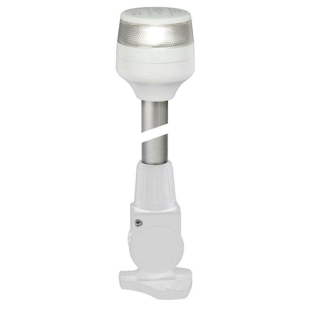 Hella Marine NaviLED 360 Compact All Round Lamp - 2nm - 12" Fold Down Base - White - 980960311