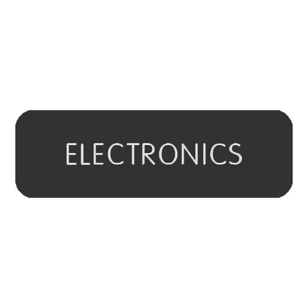 Blue SeaLarge Format Label - "Electronics" - 8063-0148