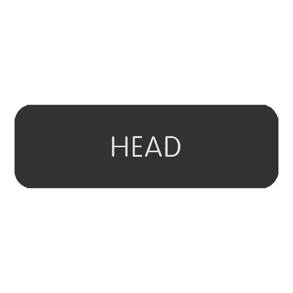 Blue SeaLarge Format Label - "Head" - 8063-0240