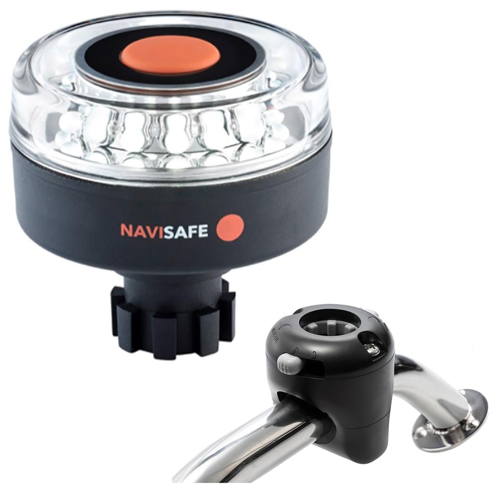 Navisafe Navilight 360 2NM w/Navibolt Base Rail Mount - Black - 042KIT