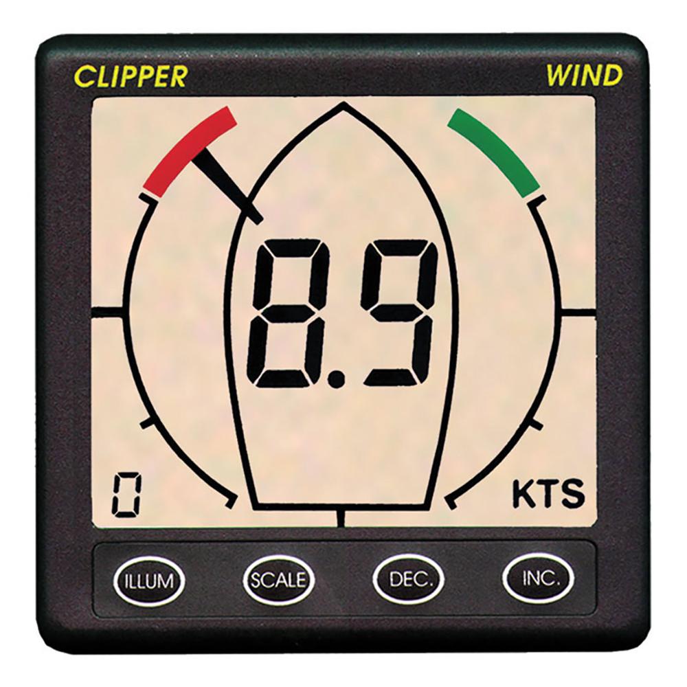 Clipper Tactical True Apparent Wind Display Repeater - CLIP-TWNDRP