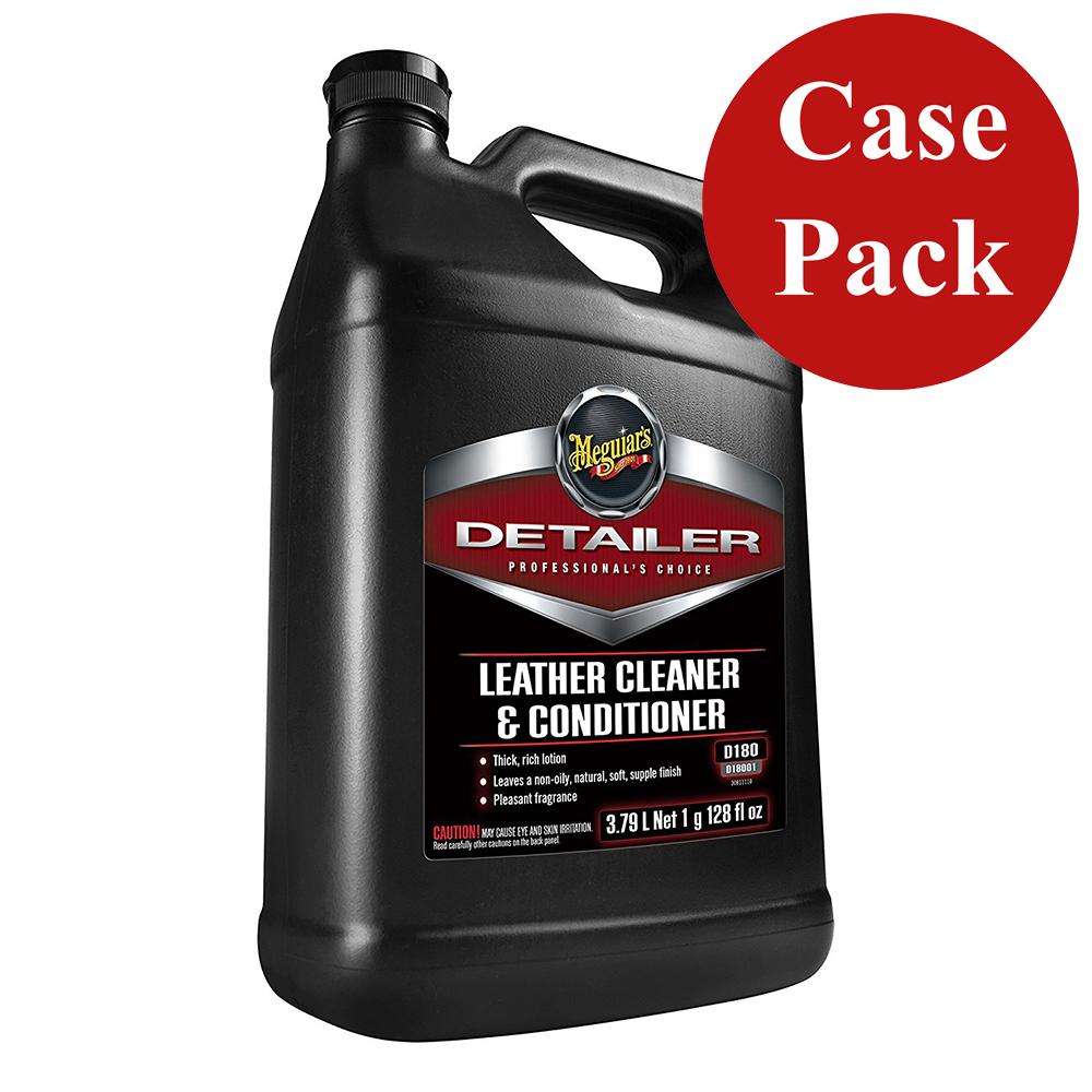 Meguiars Detailer Leather Cleaner Conditioner - 1-Gallon *Case of 4* - D18001CASE
