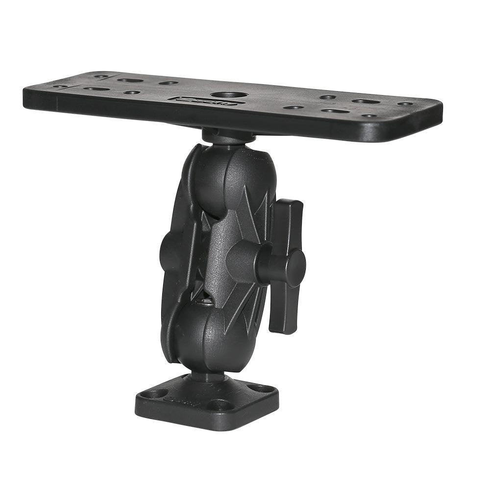 Scotty 163 1.5" Ball Mount w/Fishfinder Universal Mounting Plate - 0163