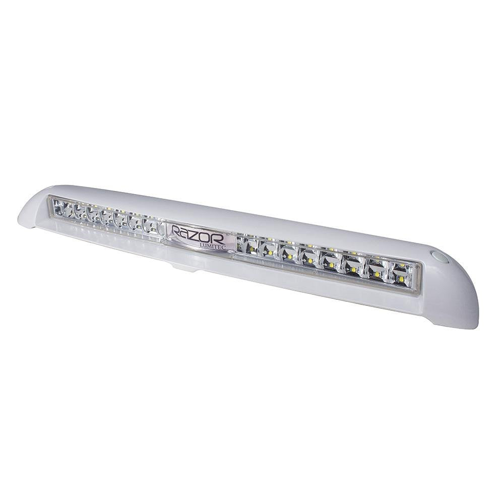 Lumitec - Razor Light Bar - Flush Mount - 18" Flood - White - 101586