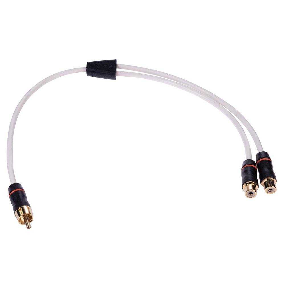 FUSION Performance RCA Cable Splitter - 1 Male to 2 Female - .9' - 010-12622-00