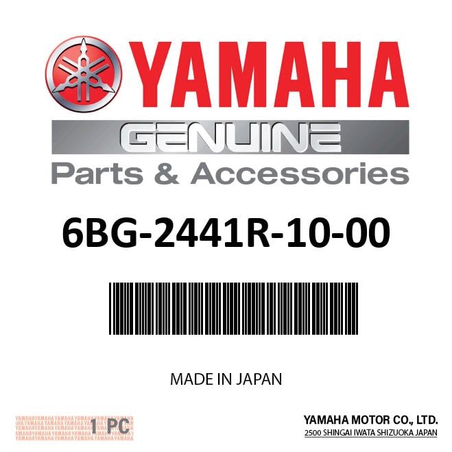 Yamaha - Plate, baffle 1 - 6BG-2441R-10-00
