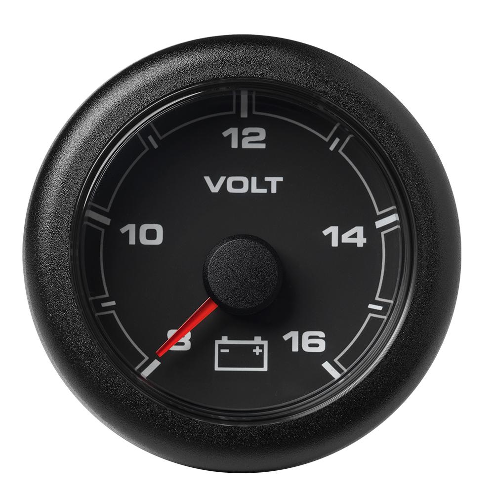 VDO 2-1/16" (52MM) OceanLink Battery Voltage 8-16 V Black Dial Bezel