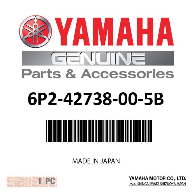 Yamaha - Plate, fitting - 6P2-42738-00-5B