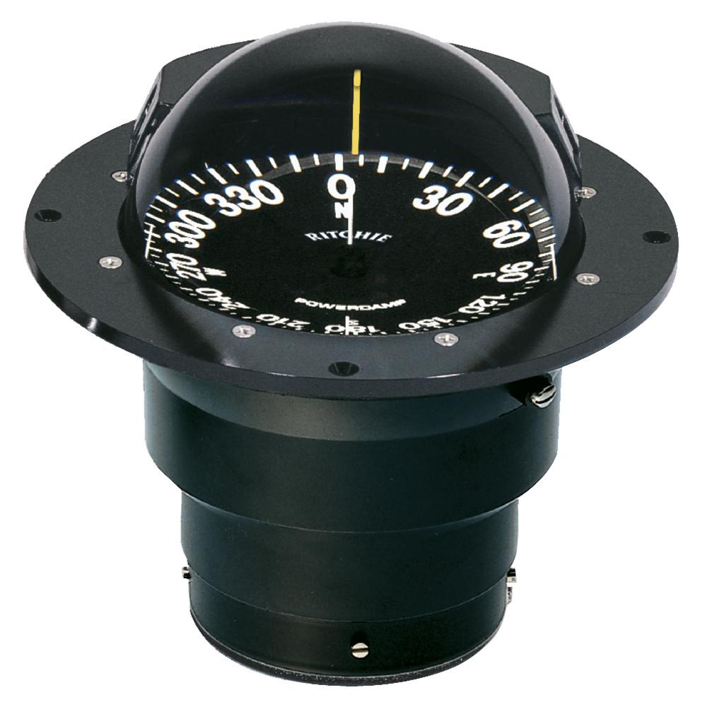 Ritchie FB-500 Globemaster Compass - Flush Mount - Black - 12V - 5 Degree Card - FB-500
