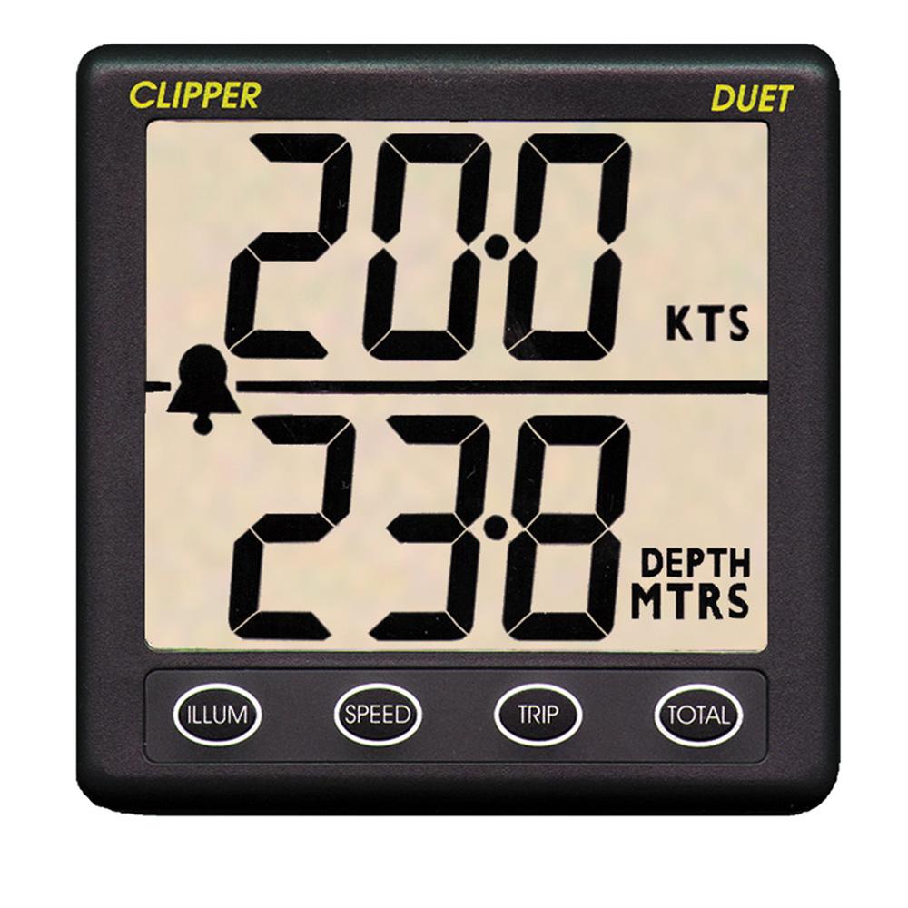 Clipper Duet Instrument Depth Speed Log w/Transducer - CL-DS