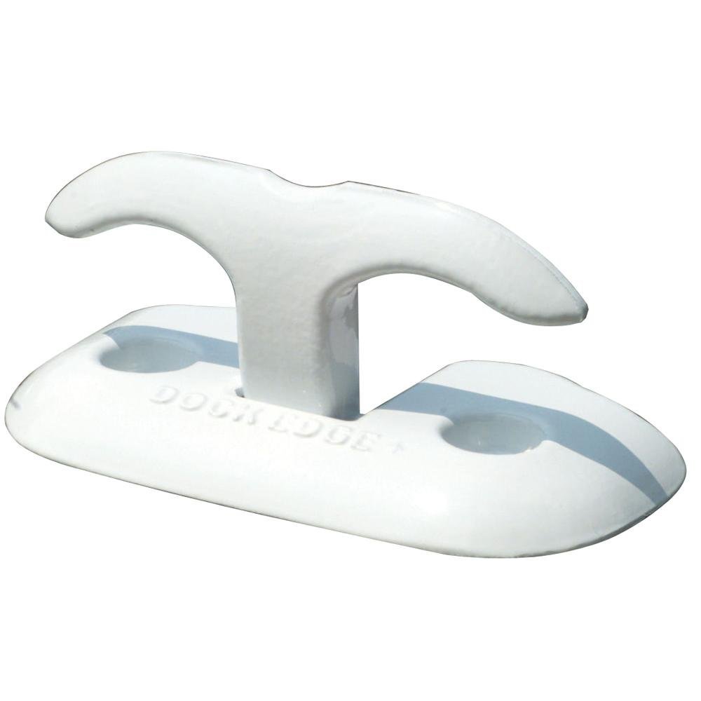 Dock Edge - Flip Up Dock Cleat - White - 6" - 2606W-F