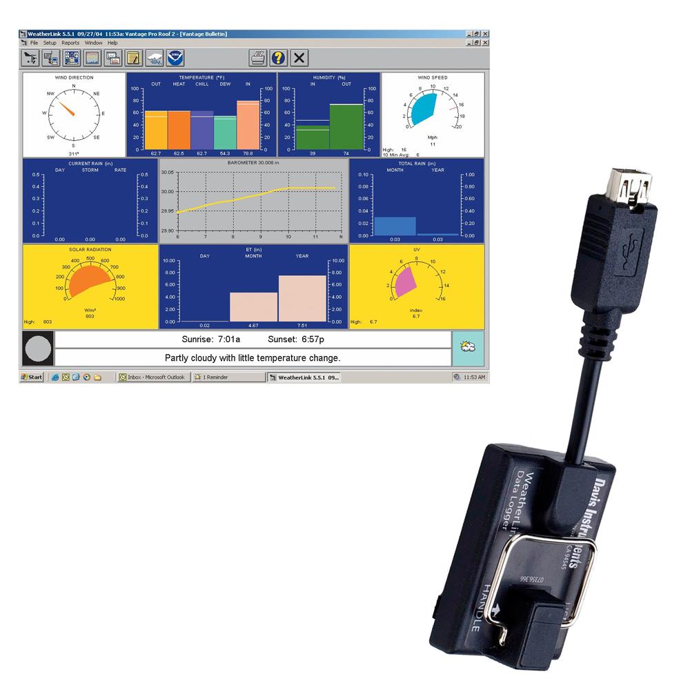 Davis WeatherLink f/Vantage Pro2™ & Vantage Vue - 6510USB