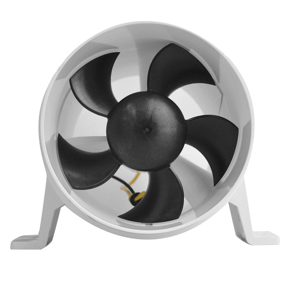 Attwood - Turbo 4000 Series II In-Line Blower - 12V - White - 1747-4