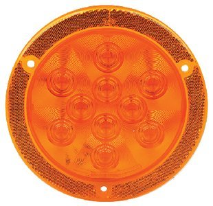 LED 4" ROUND SEALED LIGHT W/REFLEX MOUNTING FLANGE (FULTYME RV) - 1152