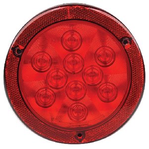 LED 4" ROUND SEALED LIGHT W/REFLEX MOUNTING FLANGE (FULTYME RV) - 1153