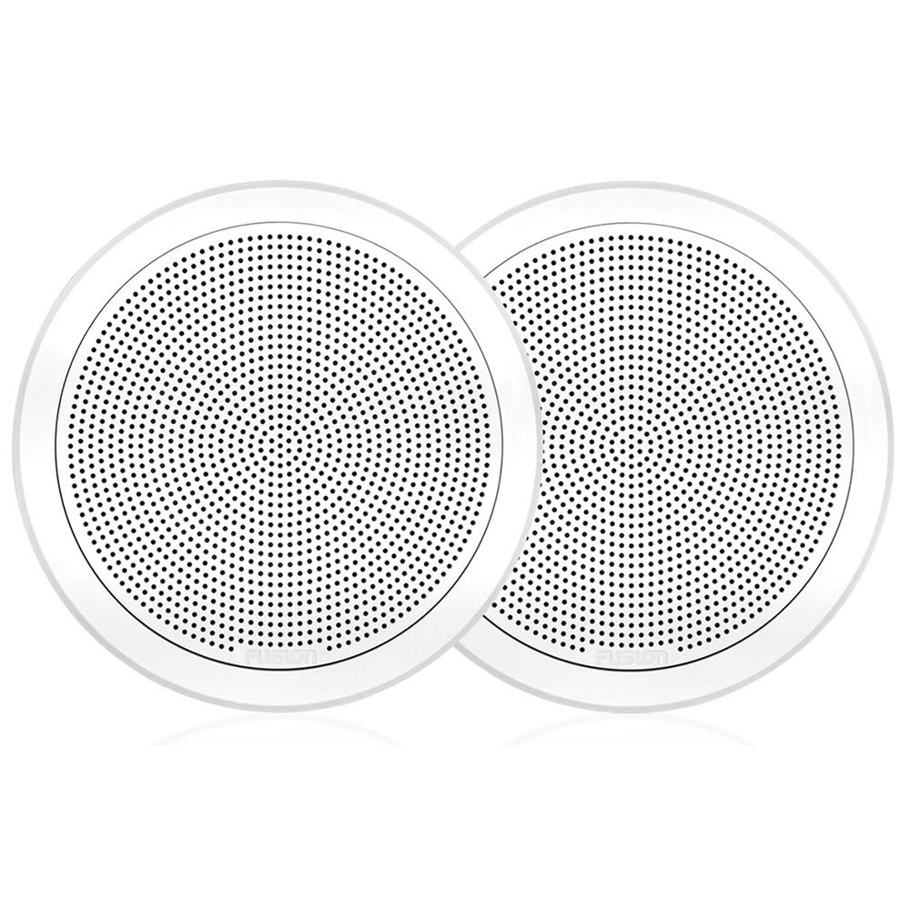 FUSION - FM-F77RW FM Series 7.7" Flush Mount Round Marine Speakers - White Grill - 200W - 010-02300-00