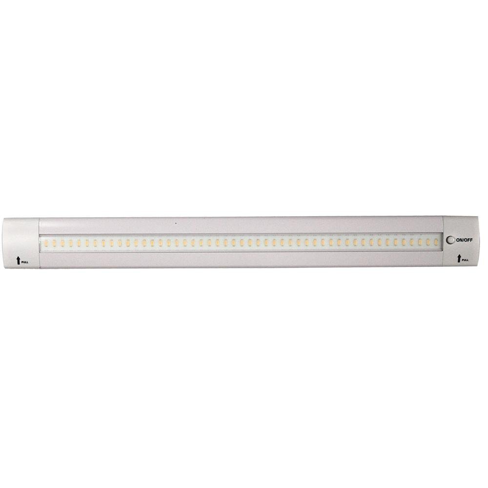 Lunasea 12" Adjustable Angle LED Light Bar - w/Push Button Switch - 12VDC - Warm White - LLB-32KW-01-M0
