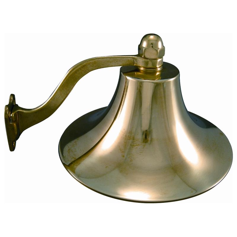 BELL 8" POLISHED BRASS
