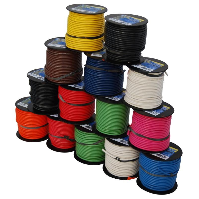 WIRE 105 14GA X 100 YEL