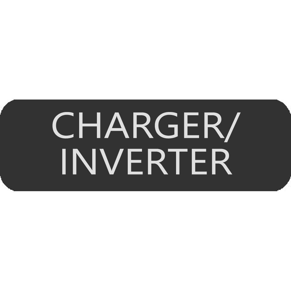 Blue Sea 8063-0094 Large Format Charger/Inverter Label - 8063-0094