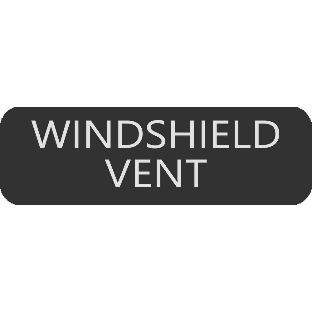 Blue Sea 8063-0522 Large Format Windshield Vent Label - 8063-0522
