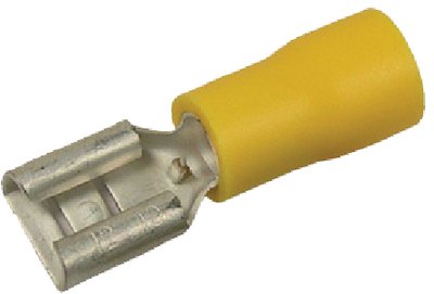 Helm Products, Inc - 12-10 AWG .250 FEM CONN 50/BG,VINYL INSULATED QUICK CONNECTS - 1955C