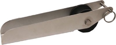 Sea-Dog Line - Unpolished Long Bow Roller 1" Max Rope Diameter 3/8" Bolt Fastener - 328053