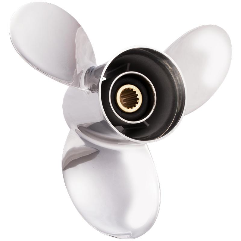 Titan Propeller: Yamaha - Stainless Steel , 13-1/4 x 17 , 60-130 HP, 15 Tooth Spline