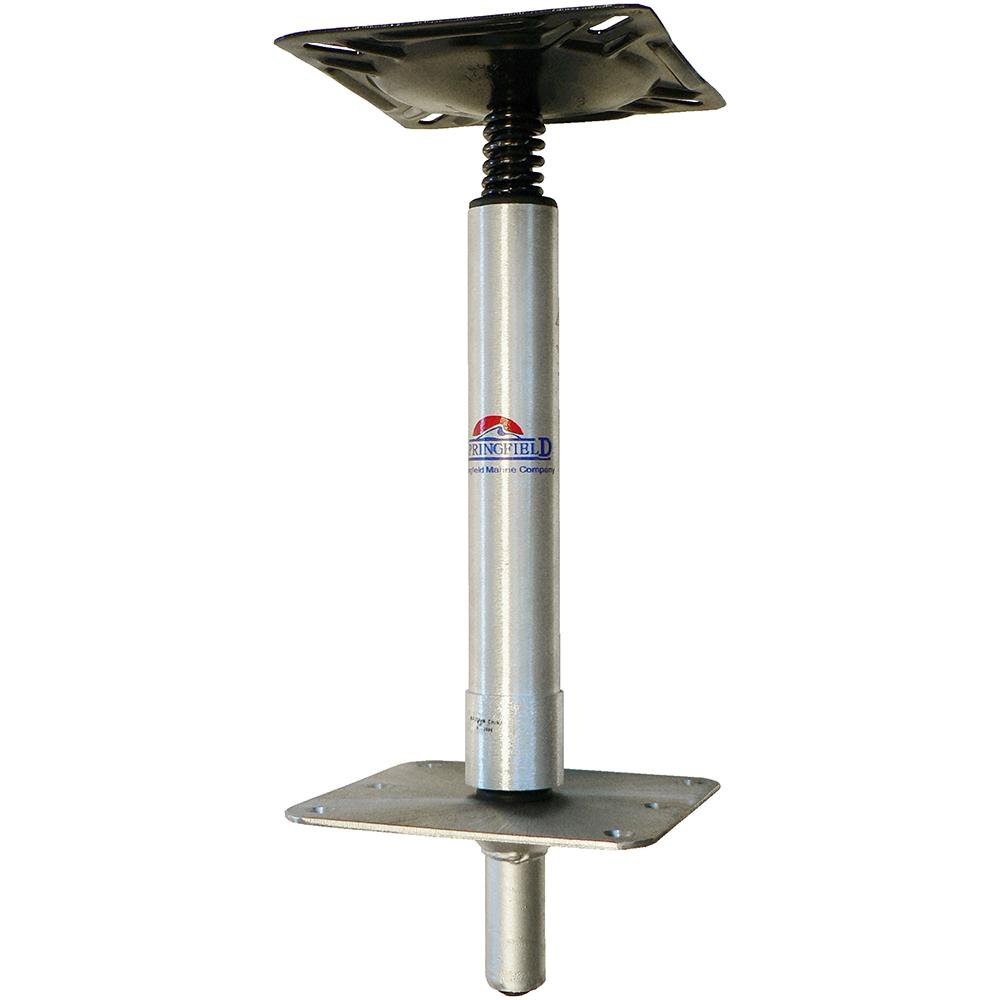 Springfield Marine - KingPin™ Removable Pedestal System Standard Hi-Lo 3-Piece Package, Satin Finish (Includes Post, Swivel and Base) - 16154311
