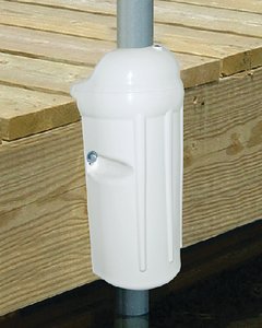 Taylor Made - Post Bumper - White - 7" Diameter x 17" Long - 45600