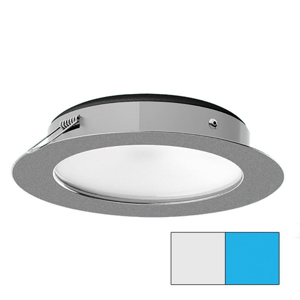 I2Systems - Apeiron Pro XL Spring Mount Light 6W - Cool White/Blue - Brushed Nickel Finish - A526-41AAG-E