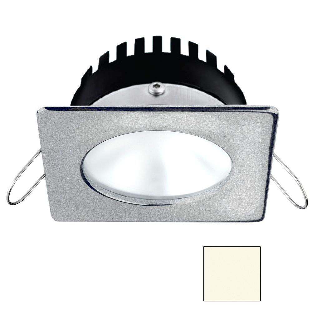 I2Systems - Apeiron PRO Spring Mount Light 6W- Square/Round - Brushed Nickel Finish - Neutral White - A506-42BBD