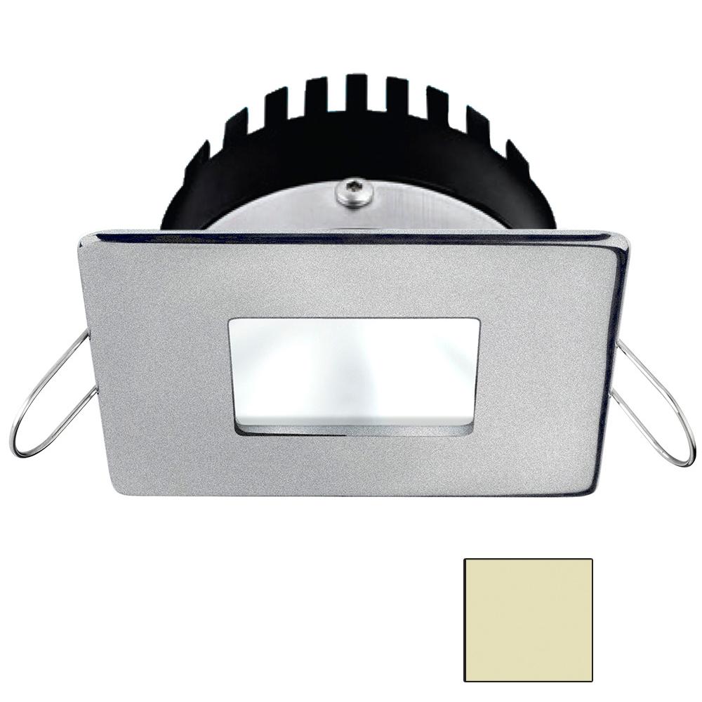 I2Systems - Apeiron PRO Spring Mount Light 6W - Square/Square - Brushed Nickel Finish - Warm White - A506-44CBBR