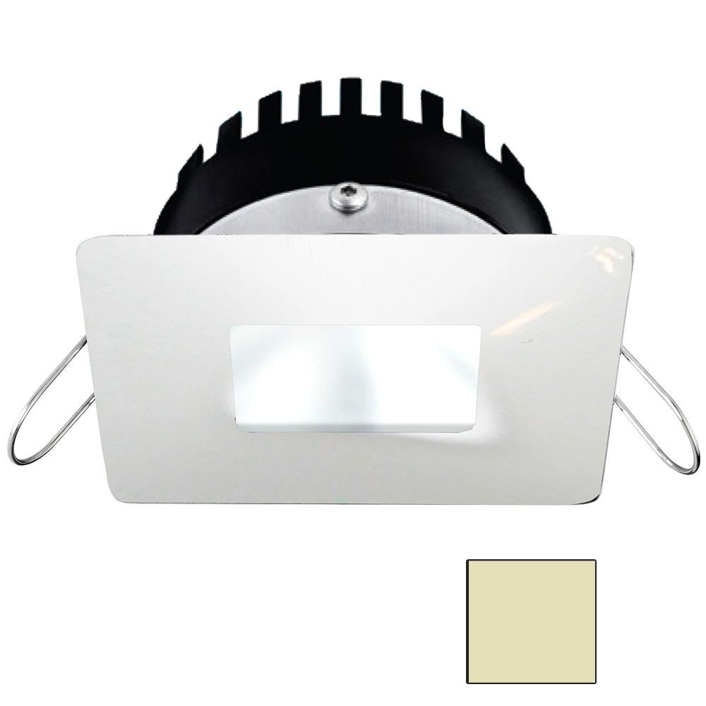 I2Systems - Apeiron PRO Spring Mount Light 6W - Square/Square - White Finish - Warm White - A506-34CBBR