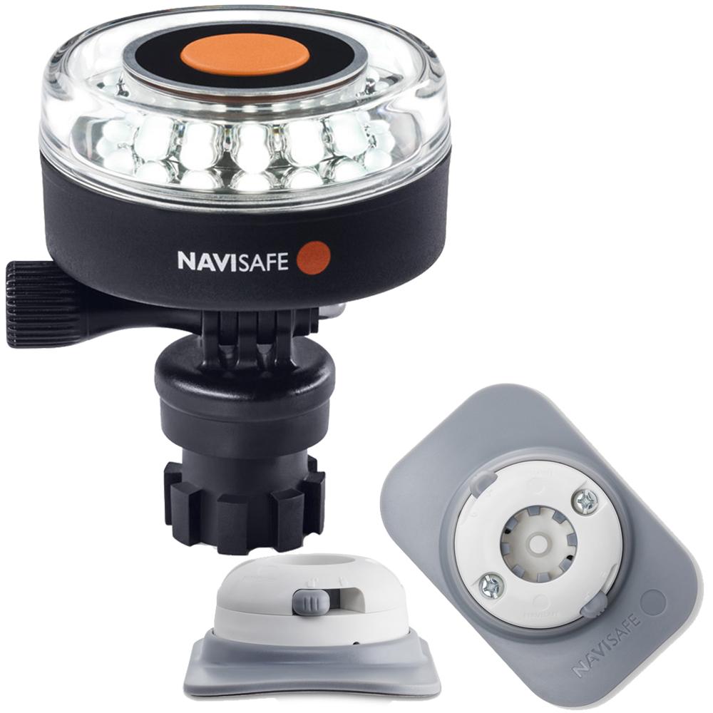 Navisafe Navilight 360 2NM White w/Navimount Base & RIB Mount - White - 040KIT4