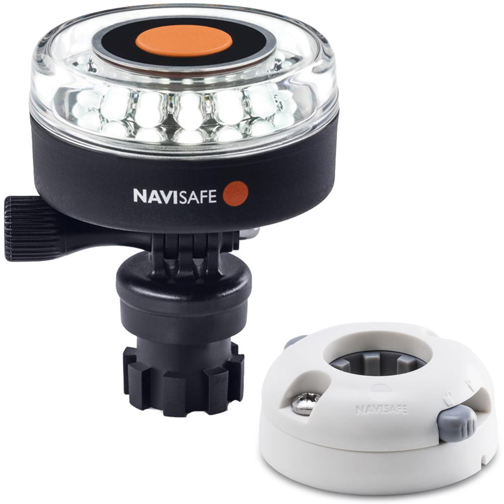 Navisafe Navilight 360 2NM White w/Navimount Base & Horizontal Mount - White - 040KIT5