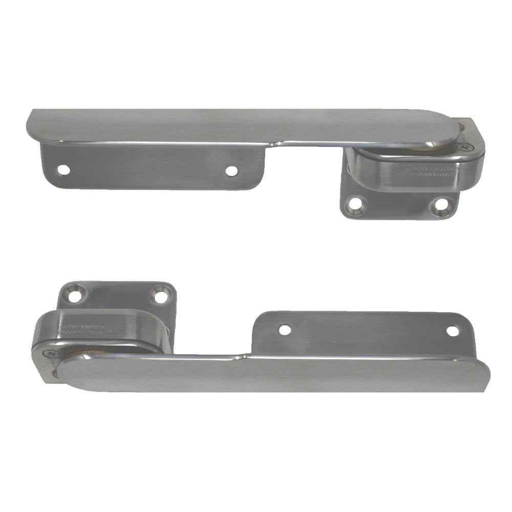 TACO - Command Ratchet Hinges - 9-3/8" - Polished 316 Stainless Steel - Pair - H25-0016