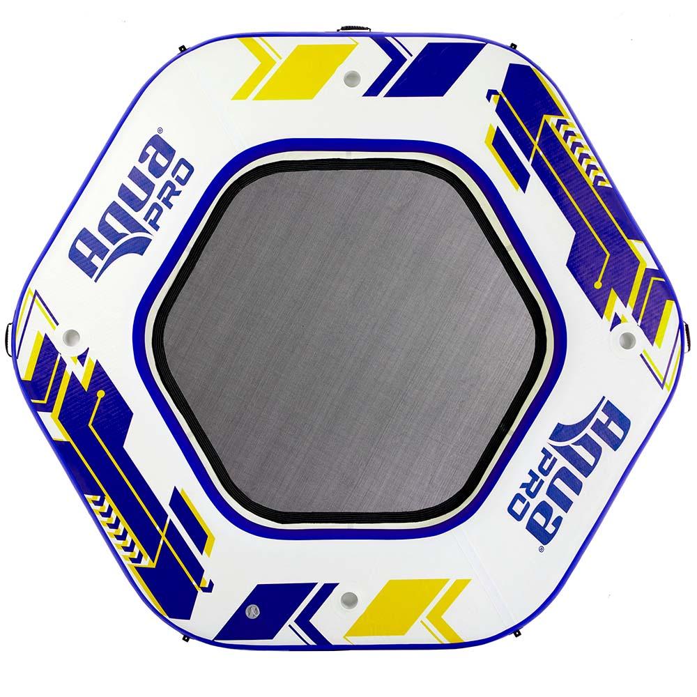 Aqua Leisure 10' Hexagonal Inflatable Island w/Mesh Center - APR20922