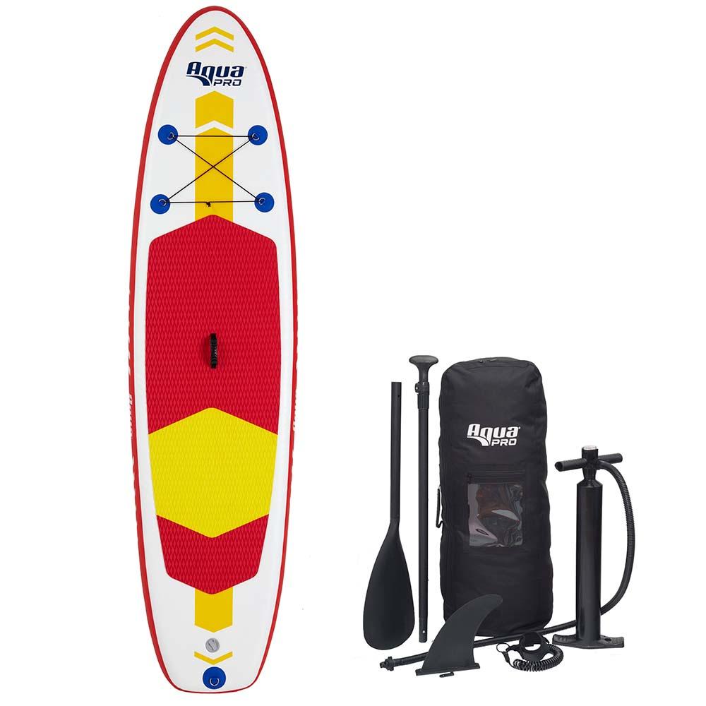 Aqua Leisure 10' Inflatable Stand-Up Paddleboard Drop Stitch w/Oversized Backpack f/Board & Accessories - APR20925