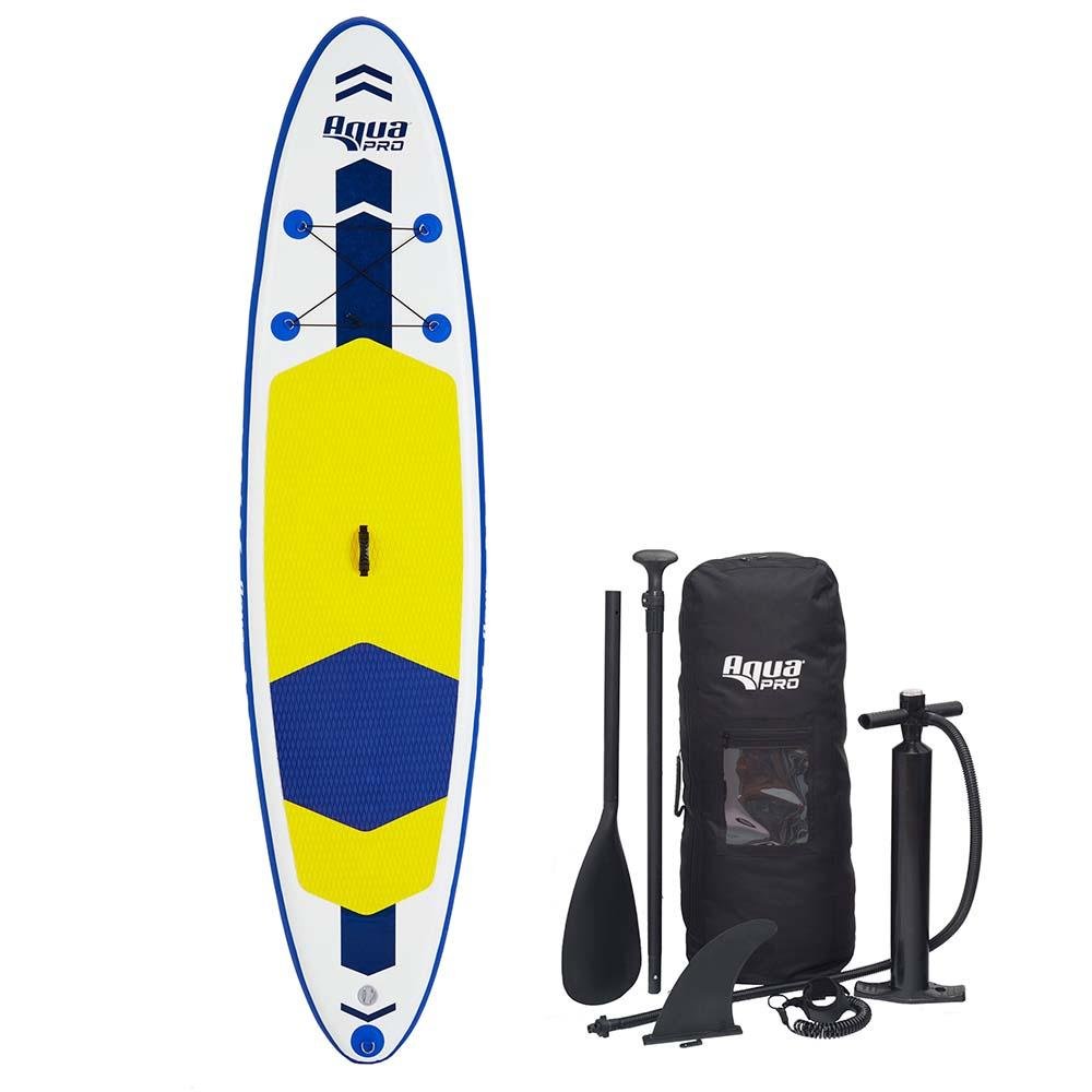 Aqua Leisure 10.6' Inflatable Stand-Up Paddleboard Drop Stitch w/Oversized Backpack f/Board & Accessories - APR20926