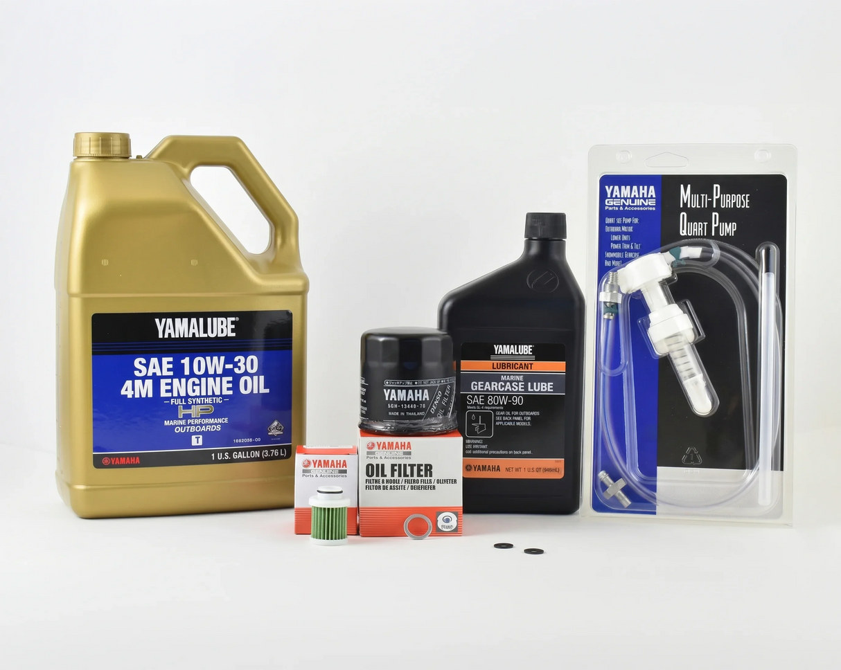 Yamaha VF115 SHO 20 Hour Service Maintenance Kit - Yamalube 10W-30 Full Synthetic