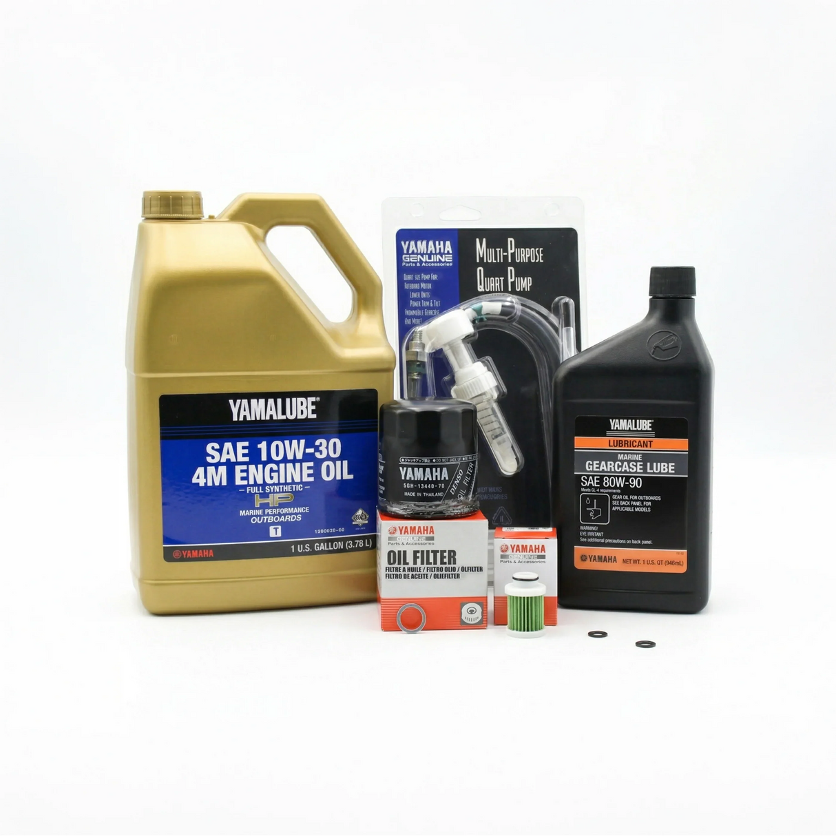 Yamaha F90 20 Hour Service Maintenance Kit - Yamalube 10W-30 Full Synthetic - 2006-Current