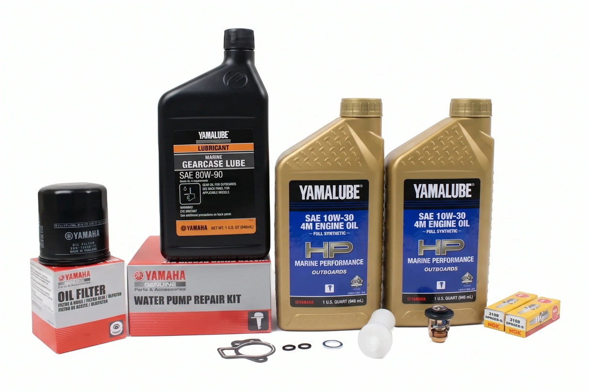 Yamaha T25 300 Hour Service Maintenance Kit - Yamalube 10W-30 Full Synthetic - 2001-2004