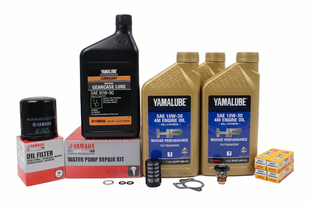 Yamaha T50 300 Hour Service Maintenance Kit - Yamalube 10W-30 Full Synthetic - 2000-2004