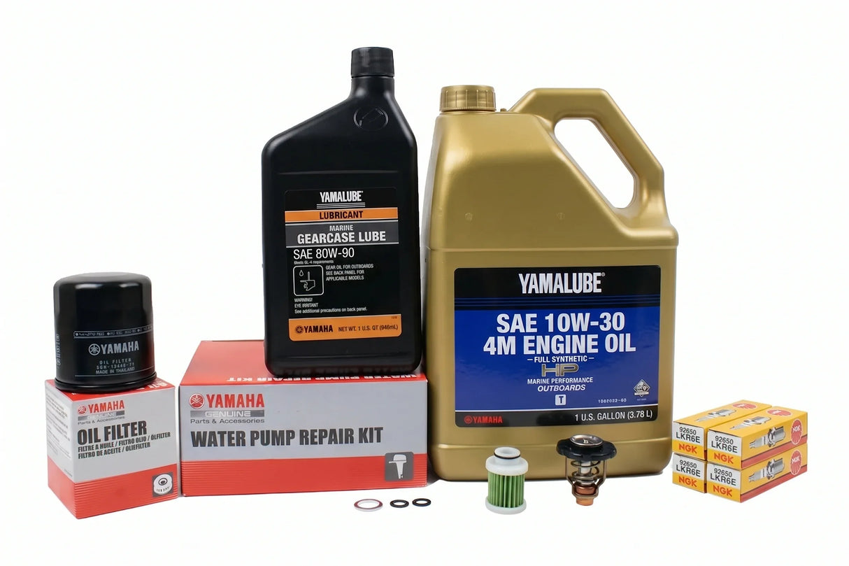 Yamaha VF115 SHO 300 Hour Service Maintenance Kit - Yamalube 10W-30 Full Synthetic